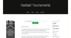 Desktop Screenshot of footballtournaments.org.uk