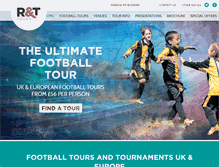 Tablet Screenshot of footballtournaments.co.uk